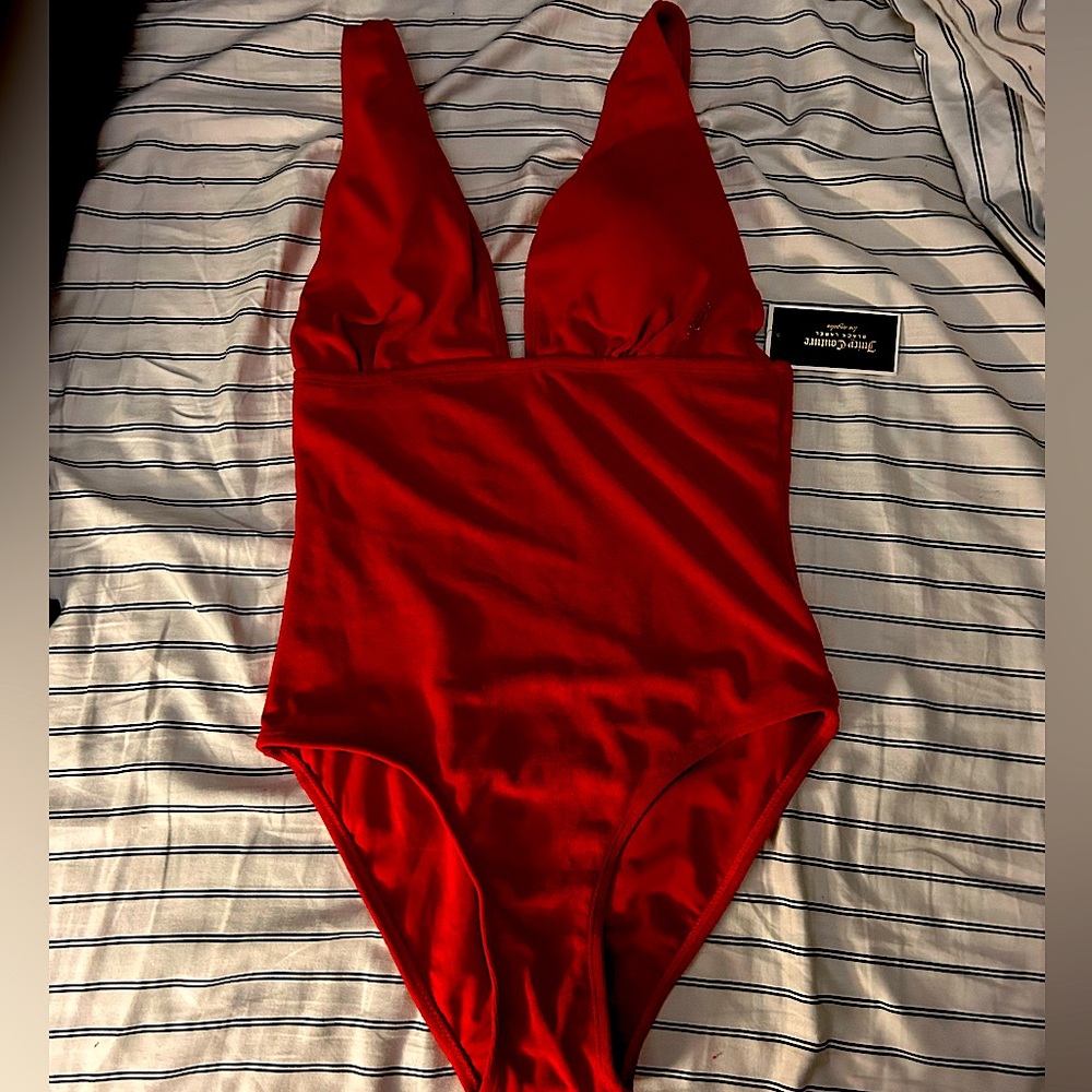 Juicy Couture Terry One piece swimsuit Red